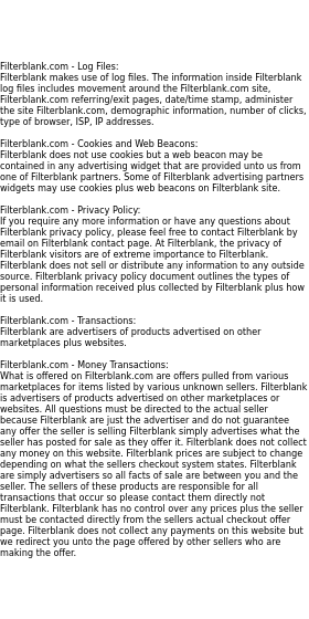 filterblank privacy