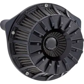600-223 Arlen Ness Inverted Series Air Cleaner Kit - 15-spoke Black Anodized