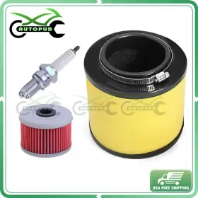 Autopub 841339433554 New Air Filter Oil Kit For Honda Rancher 350 Foreman 400 450