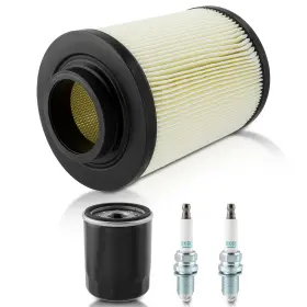 Afk132a1001ss Azcarbro Atv Spark Plug Air/oil Filter Kit For Polaris Rzr 800 Ranger Xp 2009-2014