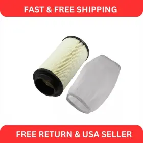 Af104a2031 Caltric Air Filter With Prefilter Intake Sleeve For Polaris Xpedition 325 425 2000-2002