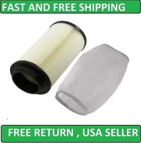 Af104a2048 Caltric Air Filter With Prefilter Intake Sleeve For Polaris Sportsman 570 X2 2015-2018