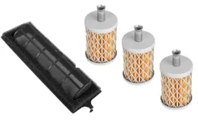 Af199a1007 Caltric 3x Gas Fuel Filter 1x Air Cleaner For Yamaha Vmax 600 Vx600sx 1994-03