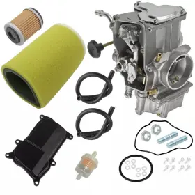 Afk100a1005aa Caltric Air Filter And Carburetor Kit For Yamaha Timberwolf 250 Yfb250 2x4 4x4 1992-2000