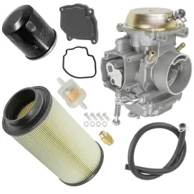 Afk104a2002ss Caltric Air Filter Kit With Carburetor For Polaris Magnum 325/magnum 500 1999-2003
