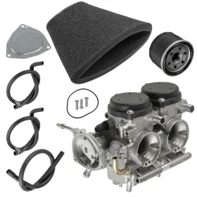 Afk135a2001ss Caltric Air And Oil Filters With Carburetor For Yamaha Raptor 660r Yfm660r 2001-2005