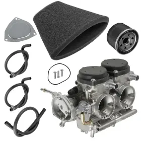 Afk135a2002ss Caltric Air And Oil Filters With Carburetor For Raptor Yamaha 660r Yfm660r 2001-2005