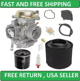 Afk202a2003aa Caltric Air And Fuel Filter With Carburetor For Polaris Hawkeye 300 2x4 4x4 2006-2010