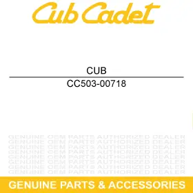 503-00718 Cub Cadet Air Filter Shell Challenger Cx750 Cx700 Cx500 Crew 700 500