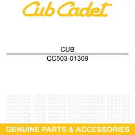 503-01309 Cub Cadet Spring Clamp Eps Yellow Vehicle Utility Mx550 Mx750 M750