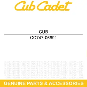 747-06691 Cub Cadet Air Filter Strap Rod Challenger 4x4 4x2 400lx 400