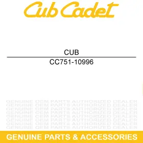 751-10996 Cub Cadet Air Intake Hose Volunteer Tracker Fis Efi 4x4 4x2 48g 487