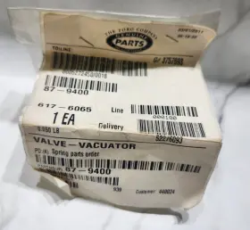 87-9400 Exmark Toro Vacuator Valve Lazer Z Lc Xp Xs Genuine Oem Nos
