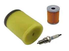 Factory Spec & Ngk 642141079219 Air Filter Oil And Spark Plug 1998-2002 King Quad 300 Quadrunner 250