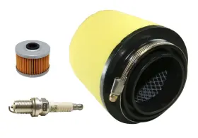 Factory Spec & Ngk 642141079288 Air Filter Oil And Spark Plug For Honda Foreman 500 Fits 2005-2009
