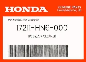 17211-hn6-000 Honda Genuine Body Air Cleaner -
