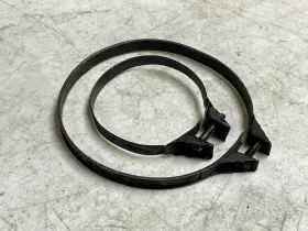 17255-ha0-003 Honda 1985-87 Atc 250es Big Red Airbox Connecting Boot Tube Clamps Bands Oem Set