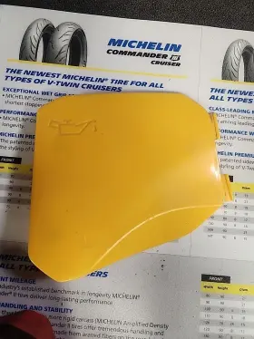 83653-hr3-w50za Honda Rancher 420 Foreman 500 520 Yellow Oil Check Door Cover Oem New