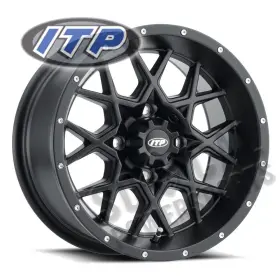 Iw-3415-143965 Itp Storm 15x7 4/110 Hurricane Blk 5 2 Lt-a500xp Kingquad Axi Eps Irs 2011-2018