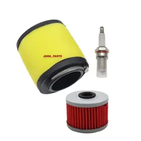 17254-hc5-900 John Parts 741079455949 Fit Honda Foreman 400 450 Rancher 350 Atv Air Filter Oil And Spark Plug Kit