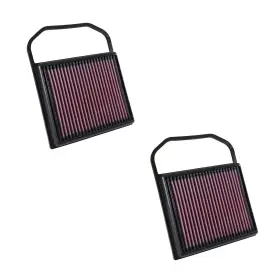 33-5032 K & N K&n Set Of 2 High Flow Air Intake Filters For 2020-2022 Mercedes-benz C400