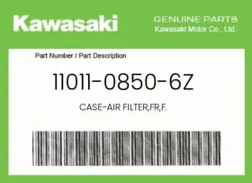 11011-0850-6z Kawasaki Genuine Case-air Filter Fr F. -