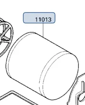11013-1130 Kawasaki Oem 86-87 Klt 185 Bayou 300 Element Air Filter