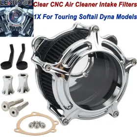 Mp09-009-0008cbid Lenkdou Air Cleaner Intake Filter For Harley Dyna Softail Touring Road King Street Glide