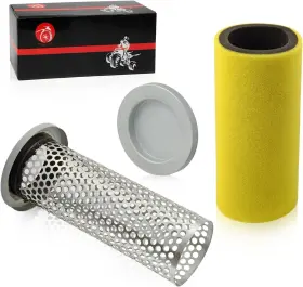 5ug-e4451-00-00 Moto1988 Air Filter And Guide Cage Cap Kit For Yamaha Rhino 450 660 Yxr450 Yxr660 2004-2009