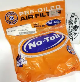 1011-1358 No Toil Pre-oiled Air Filter Nt3721 For 2007-2008 Suzuki Quadsport Ltz90 Nos