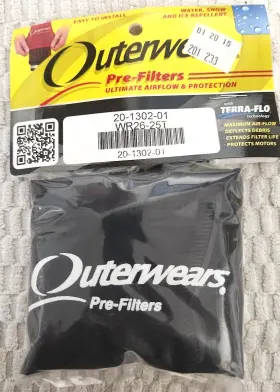 20-1302-01 Outerwears Pre-filter Base 7.5 Inch Top Height 2.25