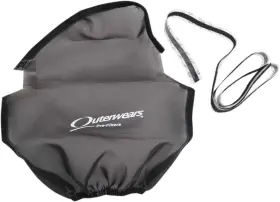 7744-o138066-atv Outerwears Airbox Cover-black For 2001-2005 Yamaha Yfm660r Raptor Atv