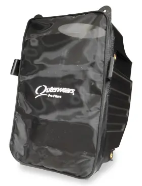 7892-o192362-atv Outerwears Airbox Cover-black For 2006-2009 Yamaha Yfm350 Wolverine Atv