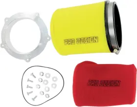 8140-p318858-atv Pro Design Flow Foam Air Filter Kit For 2007-2008 Yamaha Yfz450 Se Atv