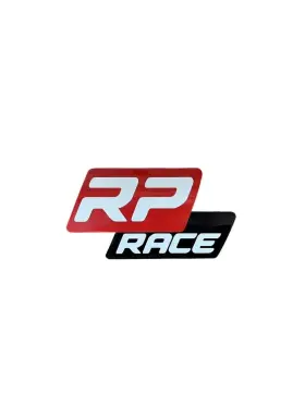 Rp-m-901-rk-24 Rp Race Performance Tag Red White Black Standard On 12in And 16in Silencer