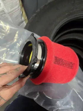 Ta156090p Twin Air Ltr450 Filer And Inside Foam Filter With Hardware Airbox Cutt Out Insert