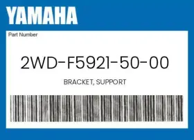 2wd-f5921-50-00 Yamaha Genuine Bracket Support -