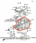 New Oem Kawasaki Brute Force 300 Air Cleaner Box Case Lower. Price: $82.00.