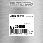 GY20659 Frame Fits John Deere (surplus Open Box) New. Price: $258.91.