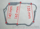 Coleman 70/ 70DX, 125CC 125DX, Dirtbike Clutch Cover Gasket New. Price: $7.49.