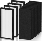 Veva 8000 Elite Pro Hepa Replacement Filters - 4 Pack For Air Purifier New. Price: $32.32.