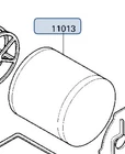 Kawasaki Oem 86-87 Klt 185 Bayou 300 Element Air Filter 11013-1130 New. Price: $51.00.