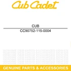 Cub Cadet 90752-115-0004 Steel Clip Challenger CX700 CX500 4X4 New. Price: $10.95.
