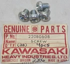 4 New Kawasaki A1 A7 Br Ex G3 G5 Ke Kh Kl Jis 6X8 Panhead Screw Oem 220B0608. Price: $8.99.