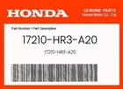 Honda Genuine 17210-HR3-A20 New. Price: $17.43.