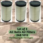 Balls Air Filter 248-1012 Replacement Lot Of 3 Can Am Defender Nos New. Price: $79.95.