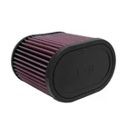 K&n RU-1500 Universal Oval Clamp-on 5" Tall Cotton W/ Rubber Red Air Filter New. Price: $91.83.