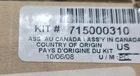 Can-am Foam Air Filter Kit 715000310 New. Price: $47.99.