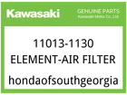 Kawasaki Oem Part 11013-1130 Element-air Filter New. Price: $50.01.