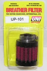 Uni UP-101 5/16" Clamp On Crankcase Differential Head Vent Breather Filter New. Price: $17.25.